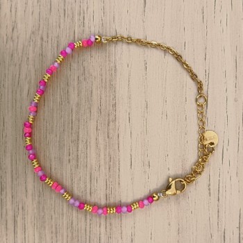 Pulsera Tobillera Fuxia