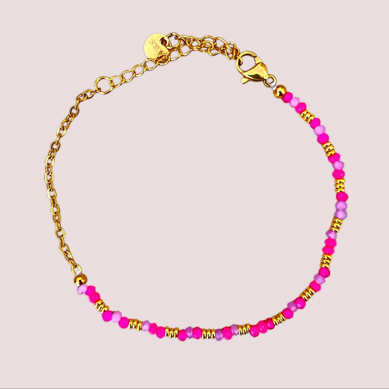 Pulsera Tobillera Fuxia