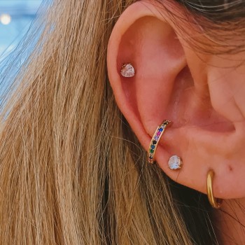 Ear Cuff Rainbow