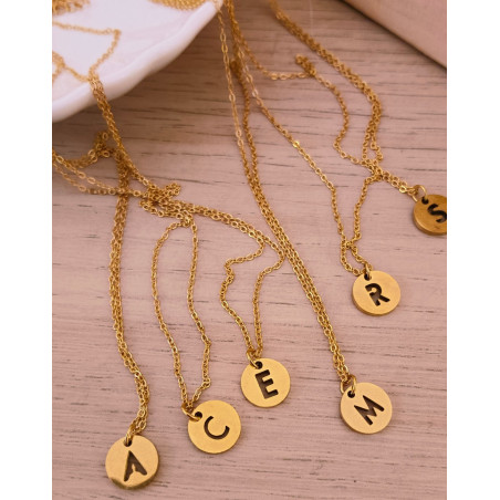 Collares con Iniciales Grandes | Collares con Letras | Happy Uky